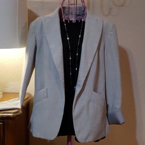 Heather Grey blazer with pockets